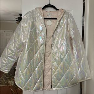 Iridescent jacket. Size medium with tags. Never worn